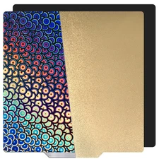 Upgraded 355x355mm Sovol SV03 Build Plate Smooth/Textured PEK+PEI Sheet Doubl...