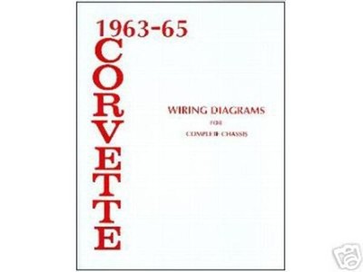 1963-1965 Chevrolet Corvette Wiring Diagrams Manual