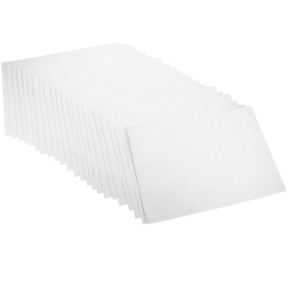 100 Sheets Papier Autocollant Mat Etiquette Autocollante D'étiquettes Vierges