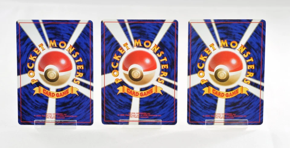 Pokemon TCG Set of 3 Dark Vaporeon Jolteon Flareon No.134 135 136 Japanese MP LP - Image 2 of 4