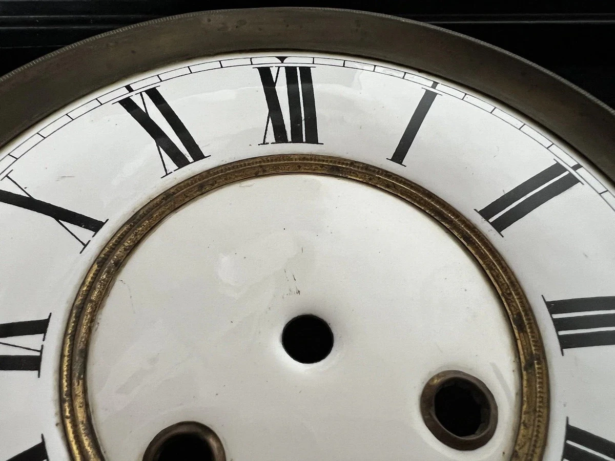 Horloge pendule murale carrée - Aspect BOIS - Maison