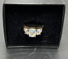 VTG Technibond Fashion Ring, Gold-Plated 925 Sterling Silver, Size 7 - Free Ship