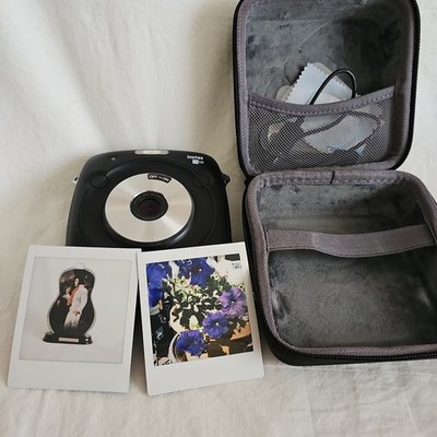 FujiFilm instax SQUARE SQ10 Instant Film Camera Digital Black Very Clean Works