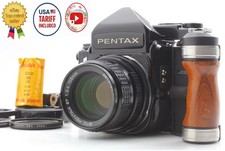 Grid Screen [ MINT ] Pentax 67 TTL  All Late P 105mm F/2.4 Lens Grip From JAPAN