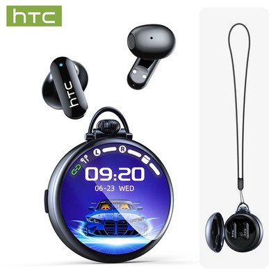 HTC NE71 AI Translator Earbuds Smart LCD Screen Case Bluetooth 150+ Languages