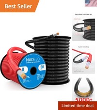 Electrical Cable: 50ft 8 Gauge Tinned Copper Marine Wire - Reliable  Waterproof