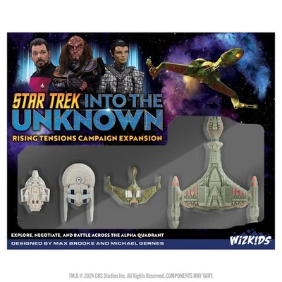Star Trek Into the Unknown: Rising Tensions Expansion WZK89854 New Free Ship USA