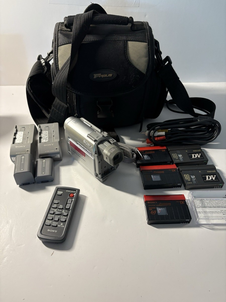 Sony DCR-HC20 Digital MiniDV Camcorder Bundle - Record Transfer