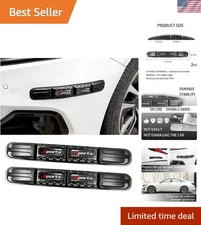 Durable 2PCS TPU Car Bumper Protectors - Easy Adhesive Install & Stylish Design