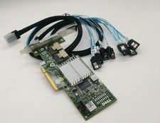 Dell PERC H200 9211-8I 6Gb SAS SATA 8-Port Raid Controller 2 SFF-8087 cables