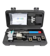 DPTOOL Brake Line Flaring Tool Kit, 45 Degree Single, Double and Bubble Flares