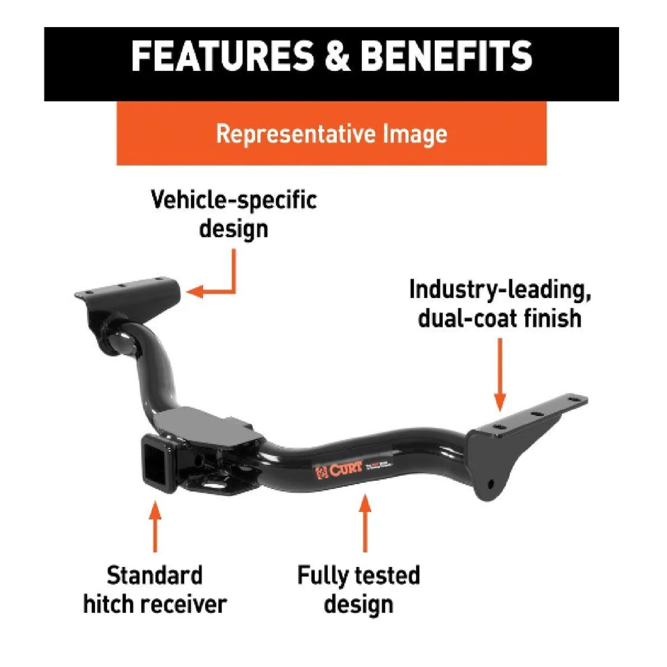 Curt Class 4 Trailer Hitch for 2000-2002 Suburban / Tahoe / Yukon 14080 Foto 2 de 4