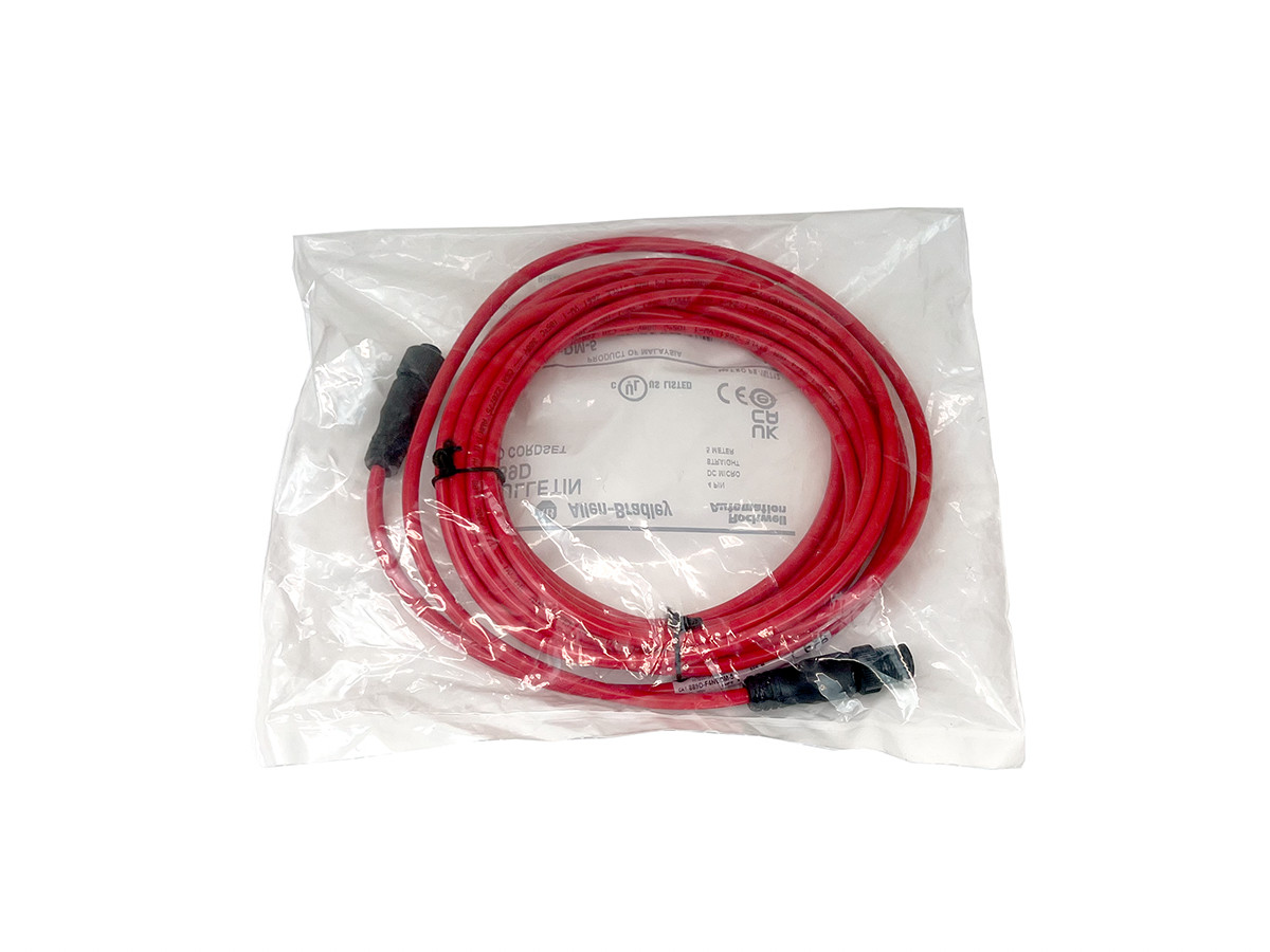 New! Allen-Bradley Rockwell Automation 889N-F4NBDM-5 5M QD Cordset Patchcord