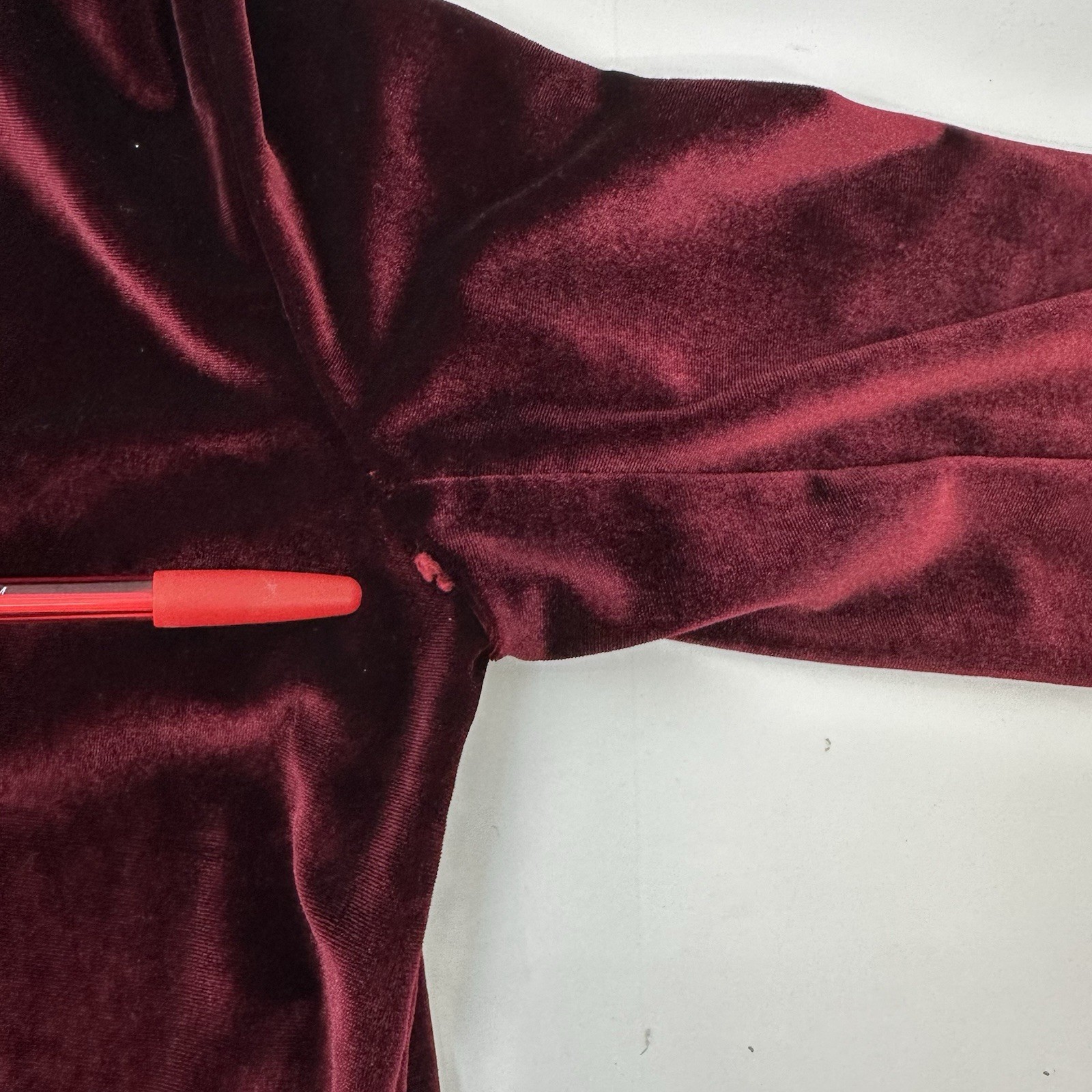 Urban Coco Velvet Duster Open Front Long High Low Witchy Romantic Goth XL READ image 8