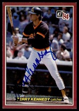 Donruss Action All-Stars Baseball #8 1984 Terry Kennedy firmado automático *AB1014