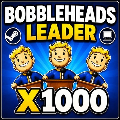 FALLOUT 76 PC | 1000 BOBBLEHEAD LEADERS | LEADER BOBBLEHEADS | LEADERS