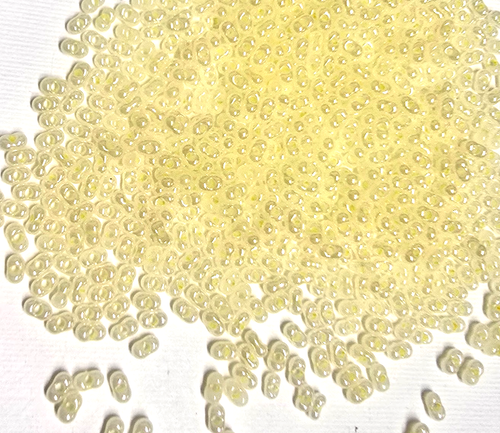 10gms Matsuno Peanut (Farfalle) Beads - 2 x 4mm - Colour PS-333 Pretty Lemon - Picture 3 of 3