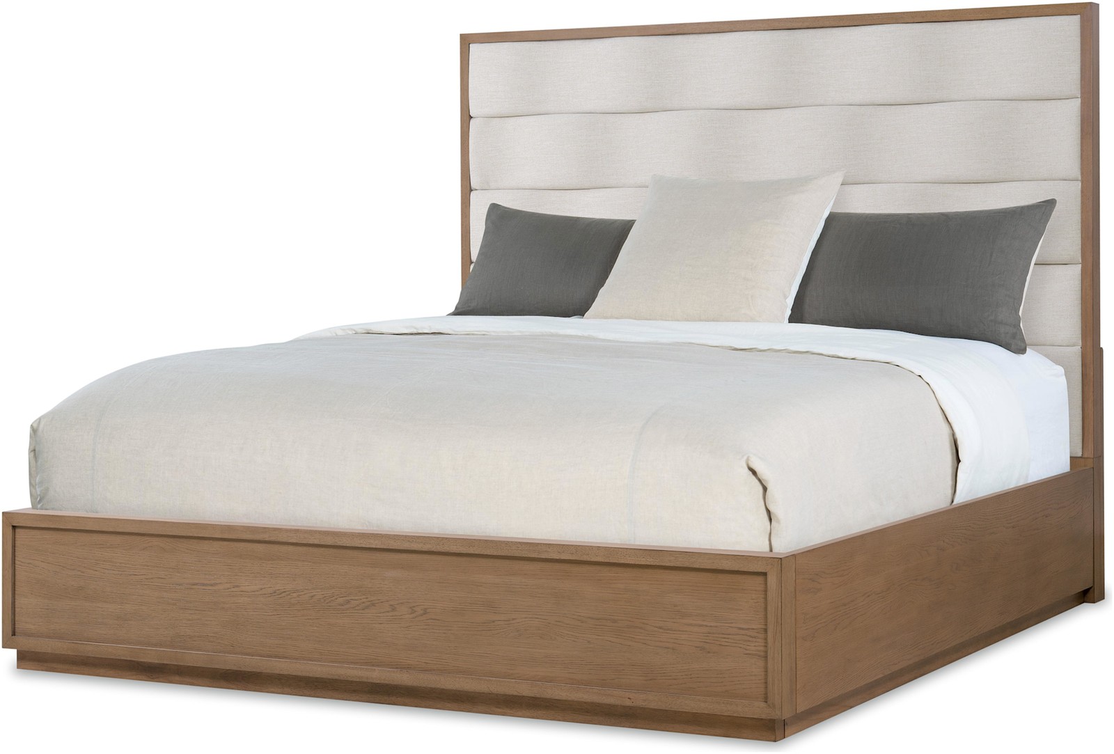 Hooker Furniture 6072-90866 Sonnet King Oak and Veneer Bed Frame - White Oak /
