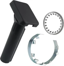 Spare Tire Carrier Lock Cylinder Cover Tube and Rings Kit Compatible with 1999-2