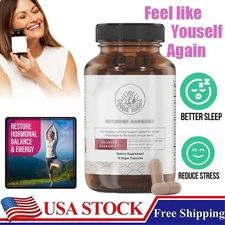 Happy Mammoth Hormone Harmony Natural Hormonal Support for Women 72 Capsules