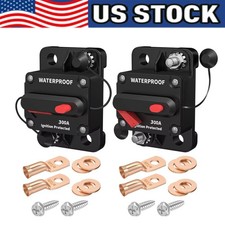 300A AMP Circuit Breaker Fuse Reset 12V-48V DC Car Boat Auto Waterproof