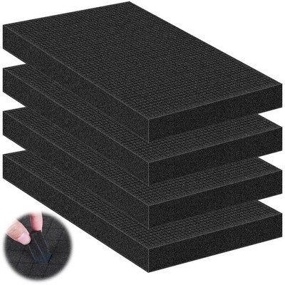 4 Pcs Pick and Pluck Foam Sheets 16'' L x 12'' W x 2'' T Polyurethane Pick Apart...