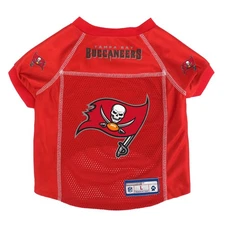 Littlearth NFL Tampa Bay Buccaneers Basic Pet Jersey - Team Color, Large Dog/Cat