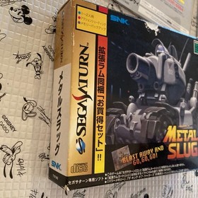 SNK Sega Saturn Software Metal Slug Expansion RAM Included from japan