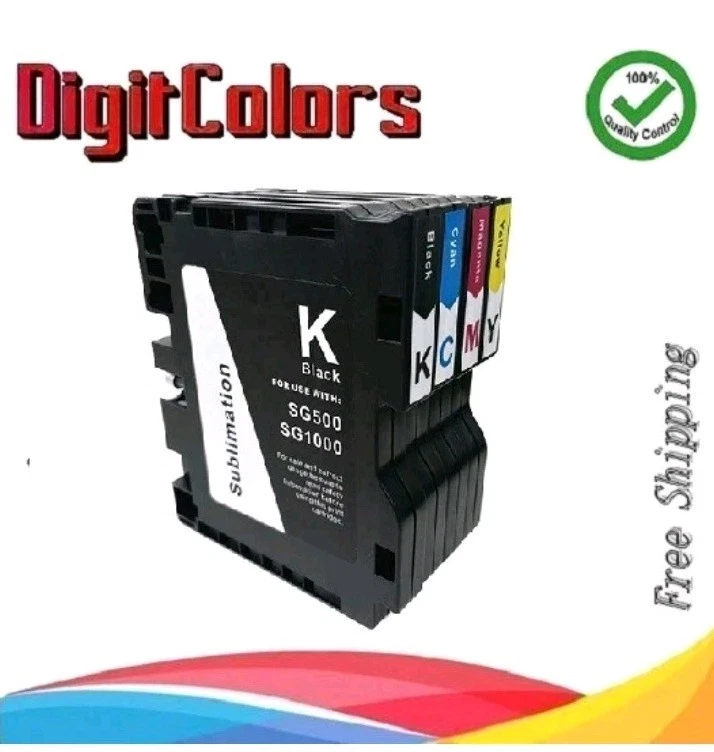 4-Pack Sublimation Ink Cartridge Compatible with Sawgrass Virtuoso SG500 SG1000 - Image 3 of 3