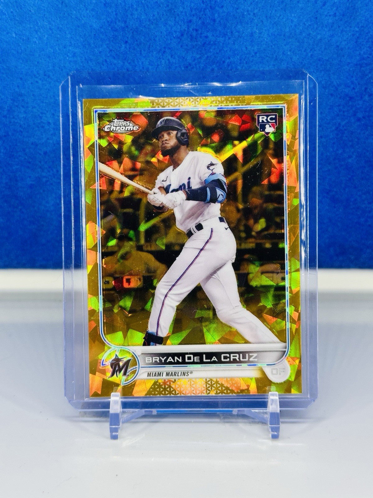 2022 Topps Chrome Sapphire Edition - Bryan De La Cruz #22 Gold /50 (RC)