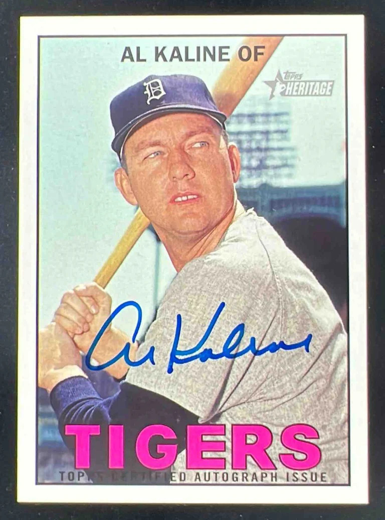 2016 Topps Heritage Real One Autographs #ROA-AK Al Kaline Autograph Auto