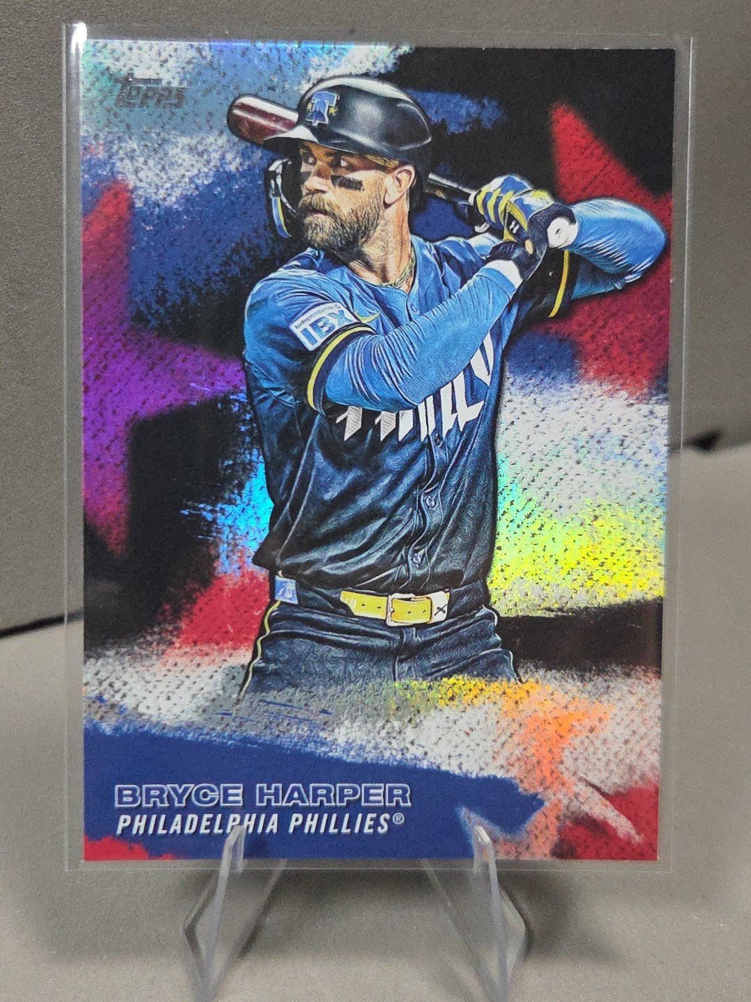 2026 Topps Series 1 - Stars of Mlb Bryce Harper #SMLB-2 Crackle Foil