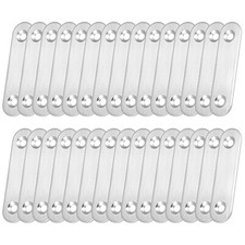 Repair Plate, 60mm x 16mm, Flat Fixing Mending Bracket with Screws, 30 Pcs
