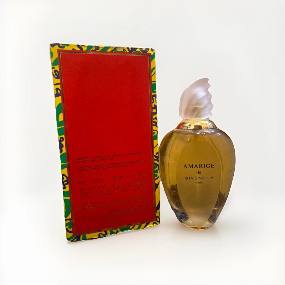 Perfume Amarige de Givenchy 3,3 OZ eau de parfum spray nuevo caja abierta original vintage años 90 Foto 2 de 4