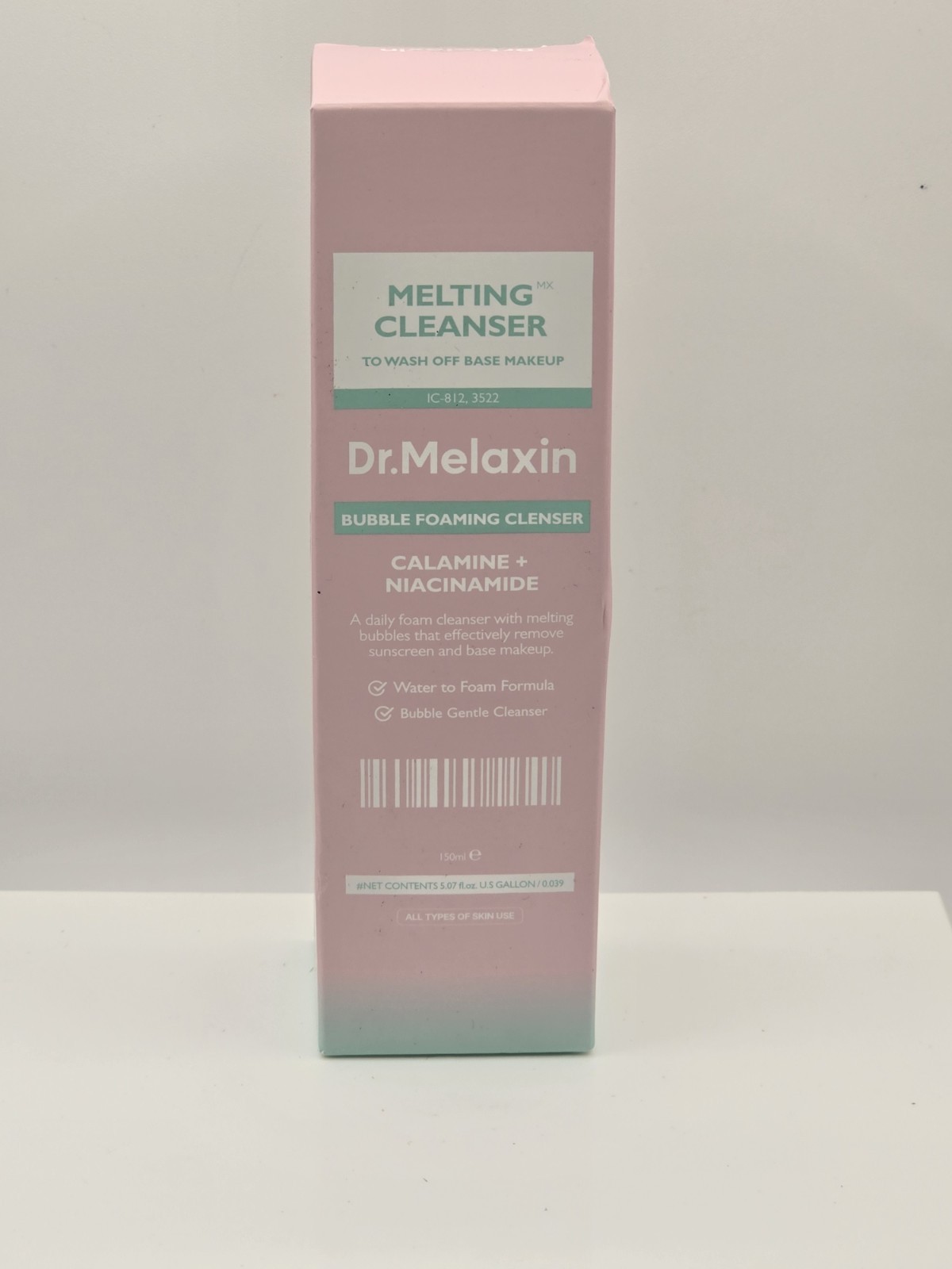 Dr  Melaxin Melting Cleanser Bubble Foaming Cleanser Base Makeup Wash NEW Sealed