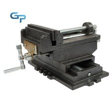 6" Cross Slide Vise Drill Press Heavy Duty Metal Milling 2 Way X-Y Clamp Machine