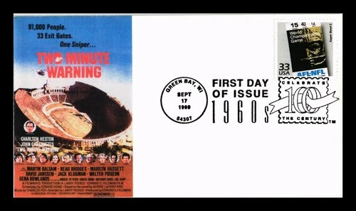 US COVER SUPER BOWL I FOOTBALL 1960S CELEBRATE CENTURY FDC COLOR COPY CACHETS