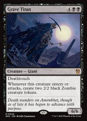 *MtG: 2x GRAVE TITAN - Commander Aetherdrift Mythic - magicman-europe*