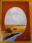 Framed Card Designed by Montana Artist W R Pirami Titled "Yellowstone Sanctuary" — photo 4