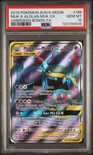 Muk & Alolan Muk Gx 196/214 Unbroken Bonds Pokemon PSA 10 on eBay