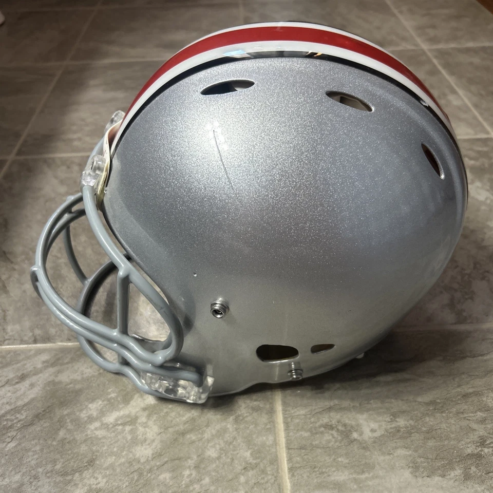Ohio State Buckeyes NCAA Riddell Revolution Full Size Replica Football Helmet - Image 2 of 4