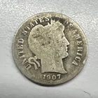 1907-O BARBER LIBERTY DIME - Actual Coin Good Readable Date & Mint
