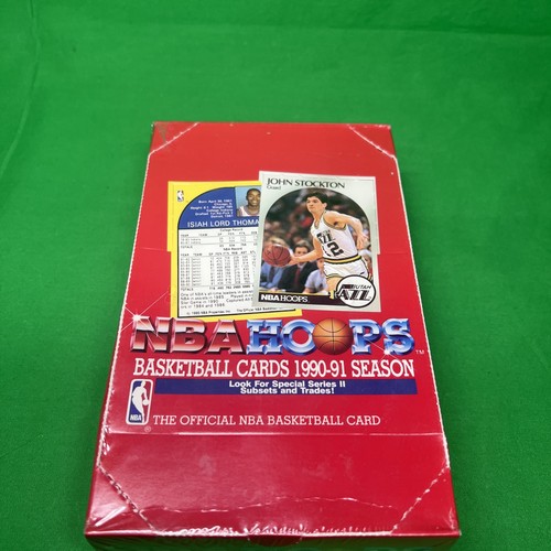 1990-91 NBA Hoops Basketball Series 2 Sealed Box (36 Packs)