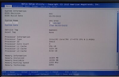 Dell XPS 8700 MT Intel Core i7-4770 3.40GHz 16GB 240GB SSD NO/OS