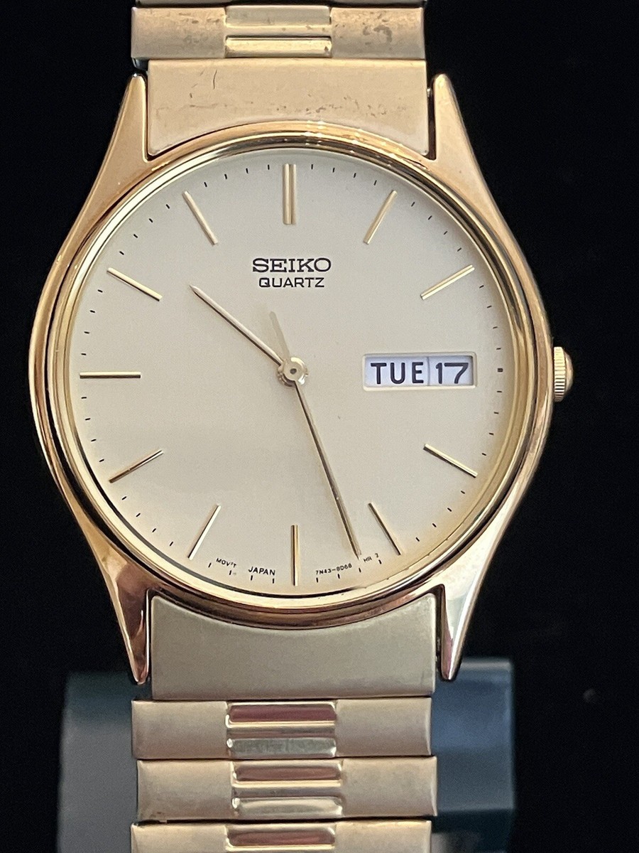 SEIKO QUARTZ 7N43- 8A89 R1, WRIST WATCH, WITH BOX, JAPANESE, BASE