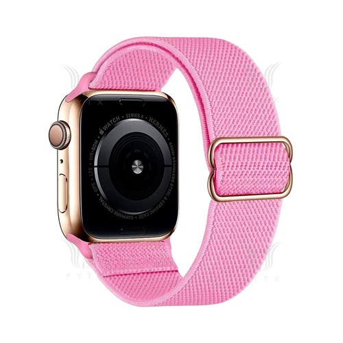 Elastic Nylon Wrist Band for Apple Watch Series 9/8/7/6/SE/5/4/3/2 Sports Strap - Picture 12 of 37