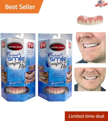 Ultra-Thin Flex Veneers 2-Pack - Effortless Smile Enhancement for Every Occasion