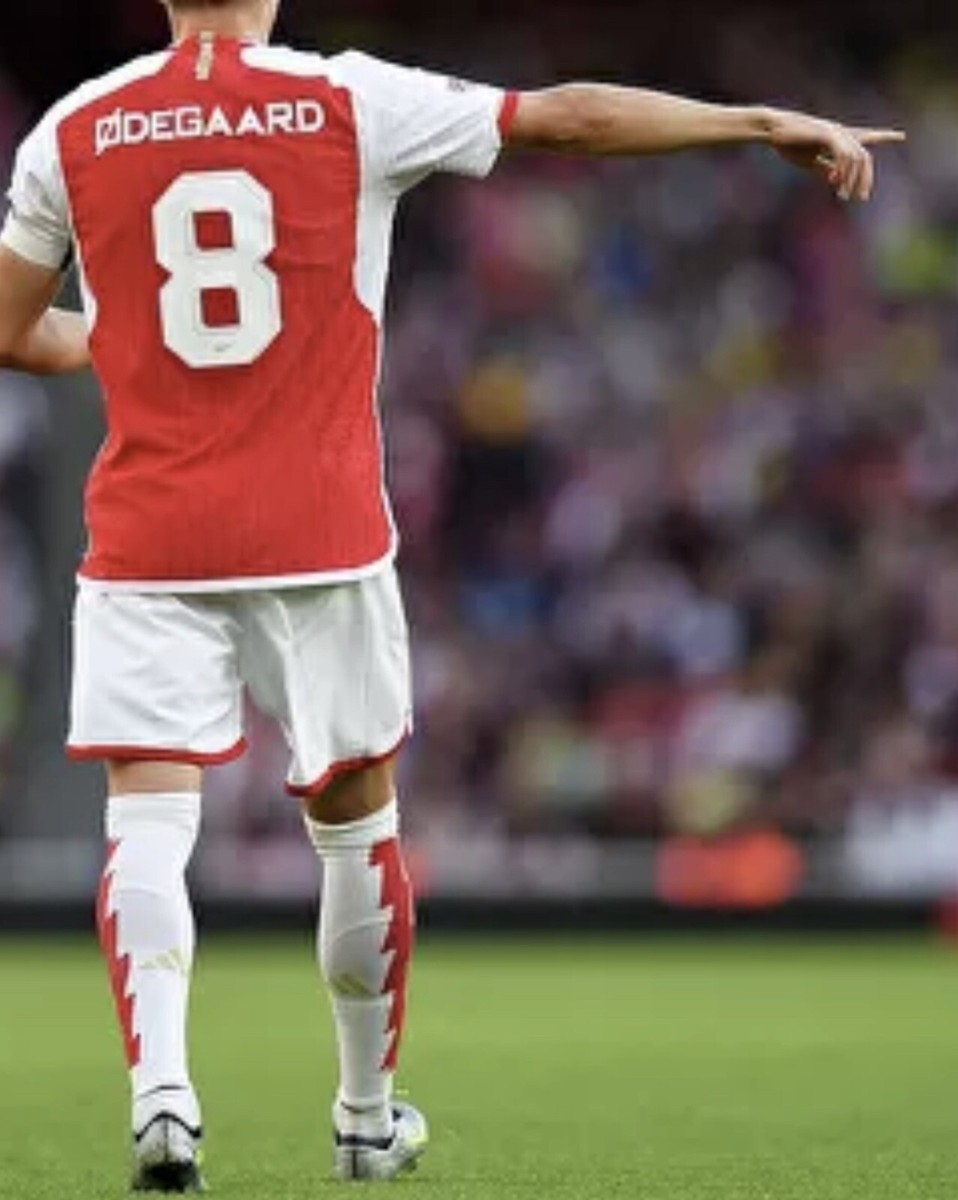 Arsenal ODEGAARD #8 UCL / CUP 23/24 or 24/25 name print and number