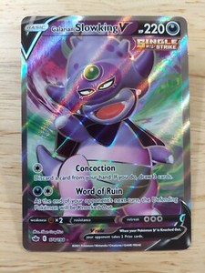 galarian slowking pokemon card Galarian Slowking Pokemon Card