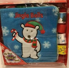 My First Taggies Book - "Jingle Bells" Christmas Cloth Book - New